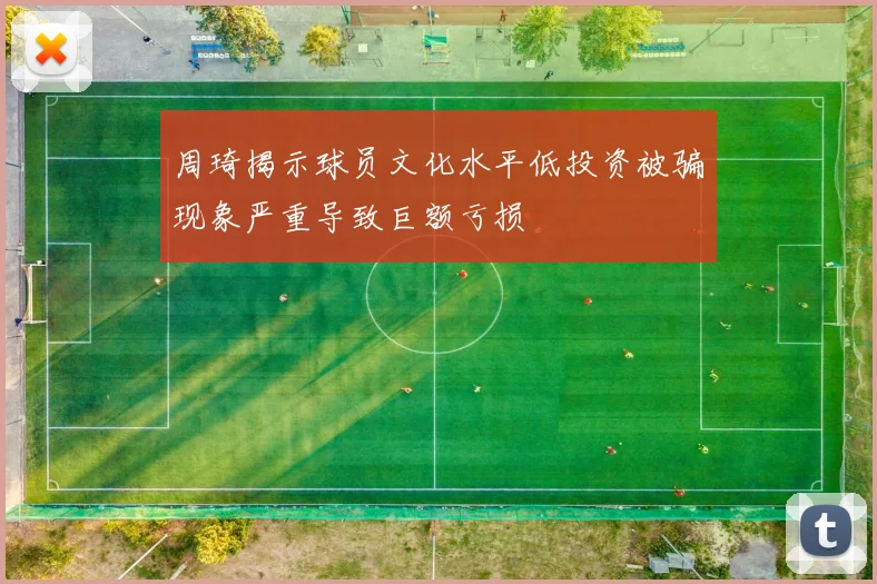 周琦揭示球员文化水平低投资被骗现象严重导致巨额亏损